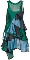 Thumbnail for your product : Sacai ruffled patchwork dress
