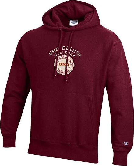 Minnesota Duluth Bulldogs Champion Hoodie Large Maroon