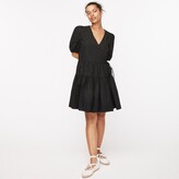 Thumbnail for your product : J.Crew Puff-sleeve cotton poplin wrap dress