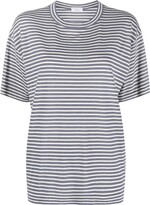 striped cashmere T-shirt 