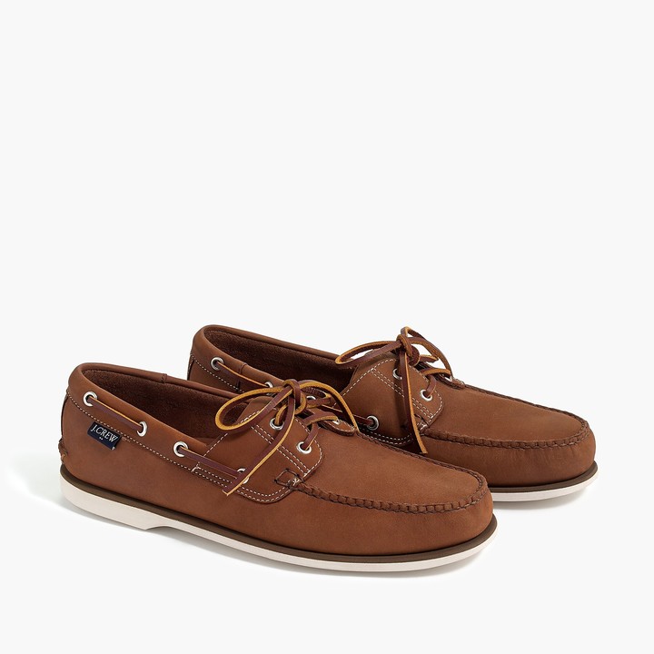 J.Crew Classic leather boat shoes ShopStyle Slipons & Loafers