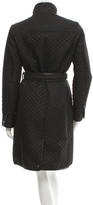 Thumbnail for your product : Burberry Leather-Trimmed Quilted Coat