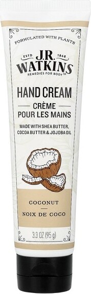 JR Watkins JRWatkinsHandCream,Coconut,3.3oz(95g)