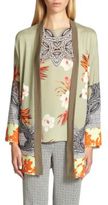 Thumbnail for your product : Etro Stretch Silk Border-Print Cardigan