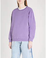 Thumbnail for your product : N16 VINTAGE LTD Logo-patch cotton-jersey sweatshirt