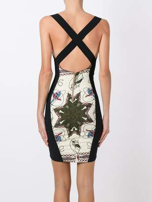 Jean Paul Gaultier Pre-Owned electrical print bodycon dress