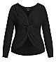 Thumbnail for your product : City Chic Ella Sleep Top - black
