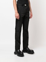 Thumbnail for your product : Givenchy 4G buckle slim-fit trousers