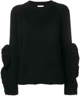 Thumbnail for your product : RED Valentino ruffle sleeve sweater