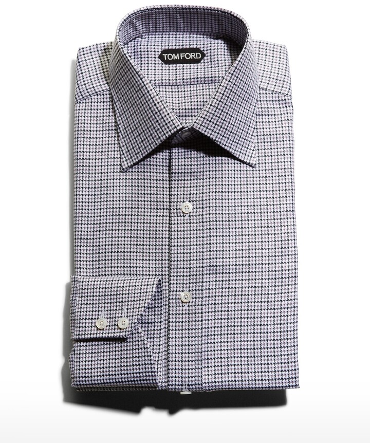 Laksen Roger Houndstooth Check Mens Country Shirt 