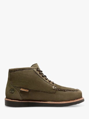 Timberland Newmarket II Leather Moc Toe Chukka Boots, Dark Green