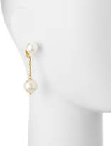 Thumbnail for your product : Kenneth Jay Lane Pearly Chain Drop Clip-On Earrings