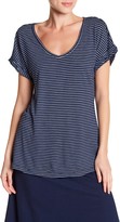 Thumbnail for your product : Allen Allen Short Sleeve Striped Tee