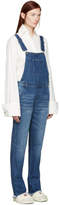 Thumbnail for your product : Edit Blue Denim Turn Up Overalls