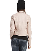 Thumbnail for your product : Wet Seal Pink Moto Jacket