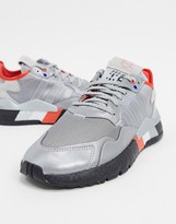 Thumbnail for your product : adidas Nite Joggers trainers in silver