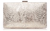 Thumbnail for your product : Moda In Pelle Jazzclutch Gold Snake Print