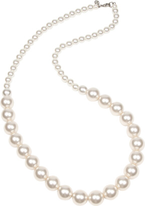 Ben-Amun Single Strand Glass-Pearl Necklace