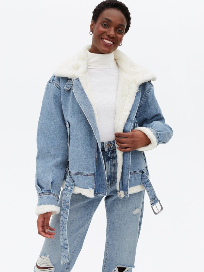 faux fur lined jacket