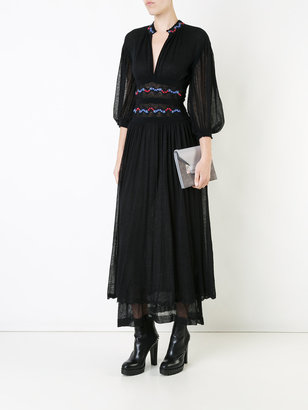 Sonia Rykiel sheer dress - women - Polyamide/Polyurethane/Alpaca - S
