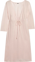 Thumbnail for your product : Bodas Cotton-jersey nightdress