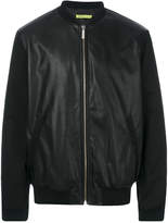 Thumbnail for your product : Versace Jeans logo embroidered bomber jacket