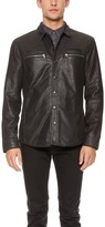 Thumbnail for your product : John Varvatos Leather Shirt Jacket