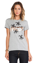 Thumbnail for your product : Markus Lupfer Amour Rose Gold Foil Kate Tee