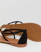 Thumbnail for your product : London Rebel Embellished Flat Sandals