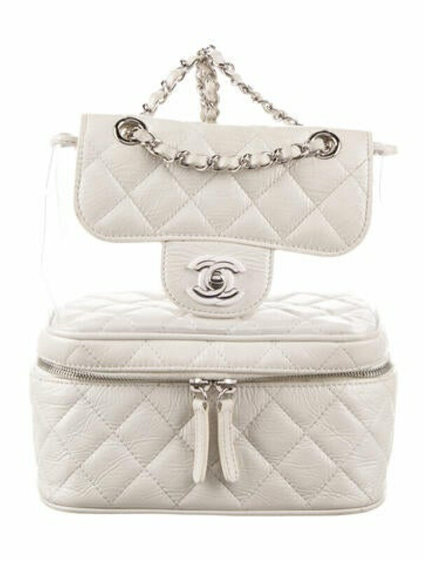 chanel clear backpack