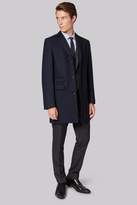 Thumbnail for your product : Moss Bros Slim Fit Navy Twill Overcoat