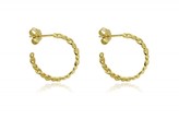 Thumbnail for your product : Boho Betty Mathis Gold Plated Sterling Hoop Earrings