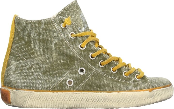 leather crown trainers