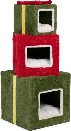 TJMAXX Christmas Present Cat Scratcher Hideaway