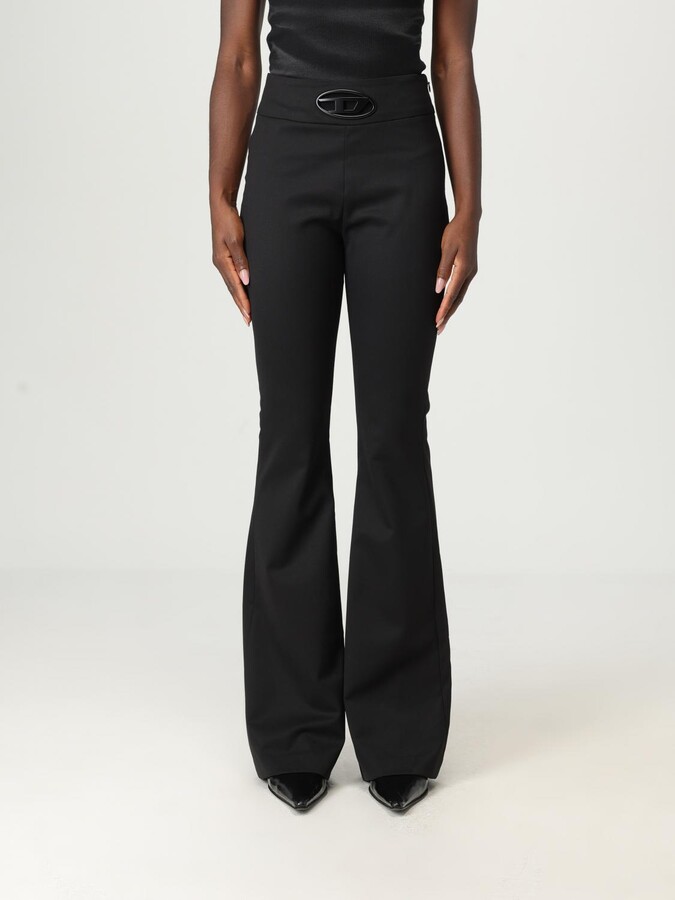 Diesel Pants Woman color Black