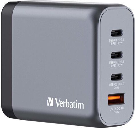 VERBATIM GNC-140 GaN Charger 140W with