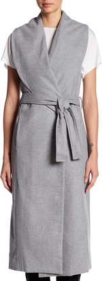Fate Sleeveless Belted Duster