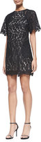 Thumbnail for your product : Erdem Aliya Trapeze Floral Lace Dress, Black