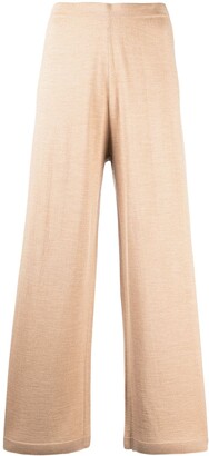 Allude Cropped Wool Trousers