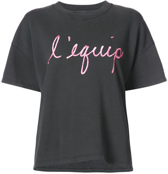 L'Equip printed loose fit T-shirt