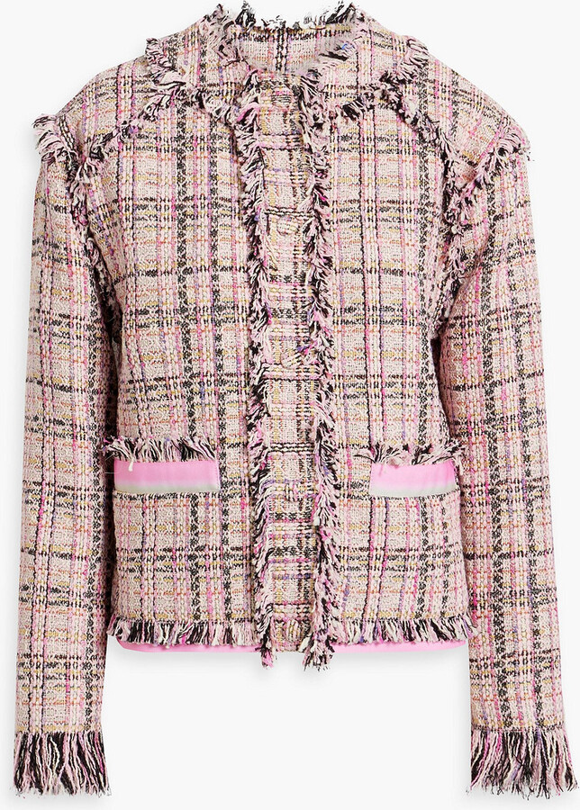 MSGM Tweed Jacket - ShopStyle