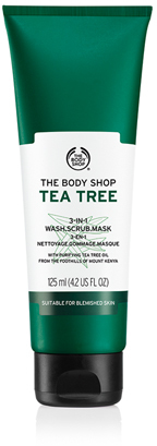 The Body Shop Tea Tree 3-in-1 Wash Scrub Mask