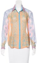 Thumbnail for your product : Clover Canyon Paisley Print Button-Up Top