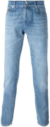 Brunello Cucinelli stonewashed regular jeans - men - Cotton/Polyester - 54