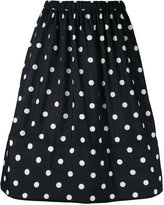 Comme Des Garçons polka dots A-line skirt