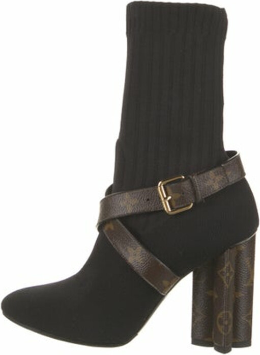 Louis Vuitton Printed Sock Boots - ShopStyle