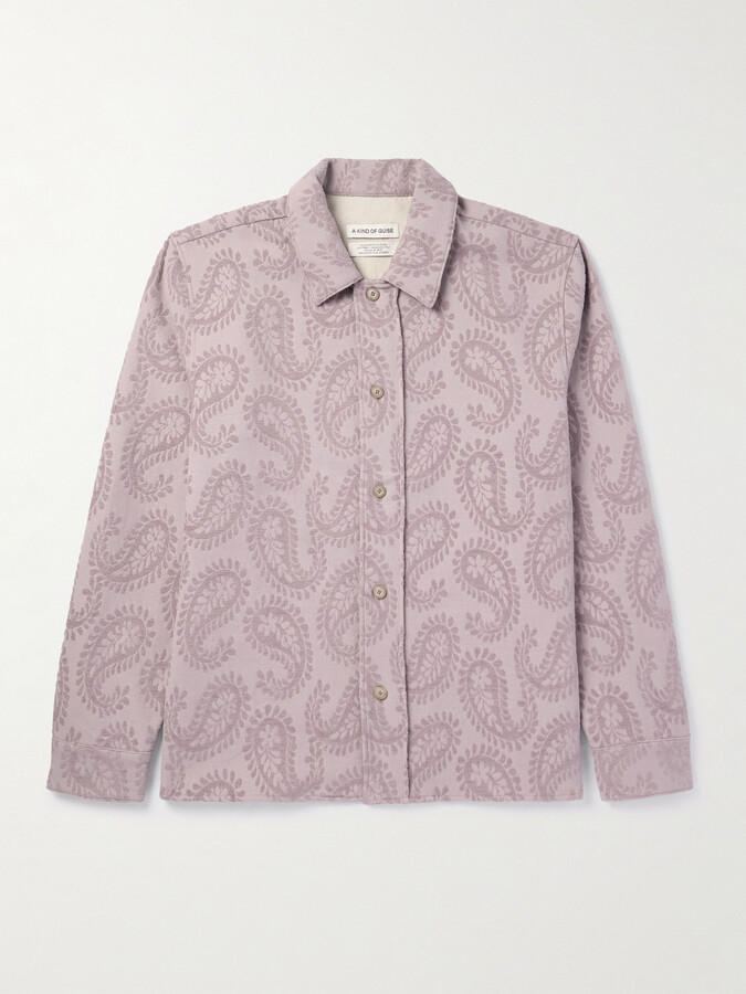 A Kind of Guise Cullu Paisley Cotton-Chenille Overshirt