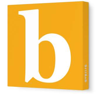 Avalisa Stretched Canvas Lower Letter B Nursery Wall Art