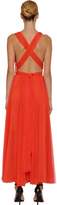 Thumbnail for your product : Maria Lucia Hohan LOW BACK PLEATED TULLE MIDI DRESS