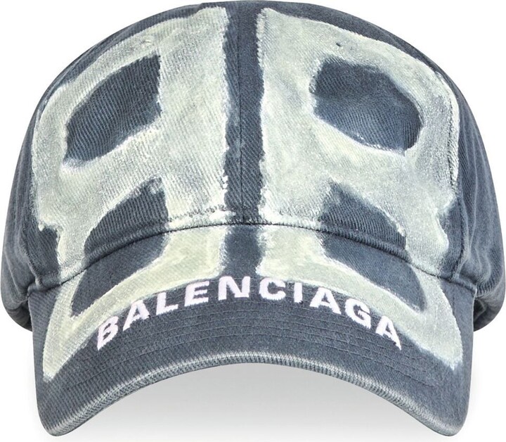 Balenciaga BB spraypaint baseball cap ShopStyle Hats